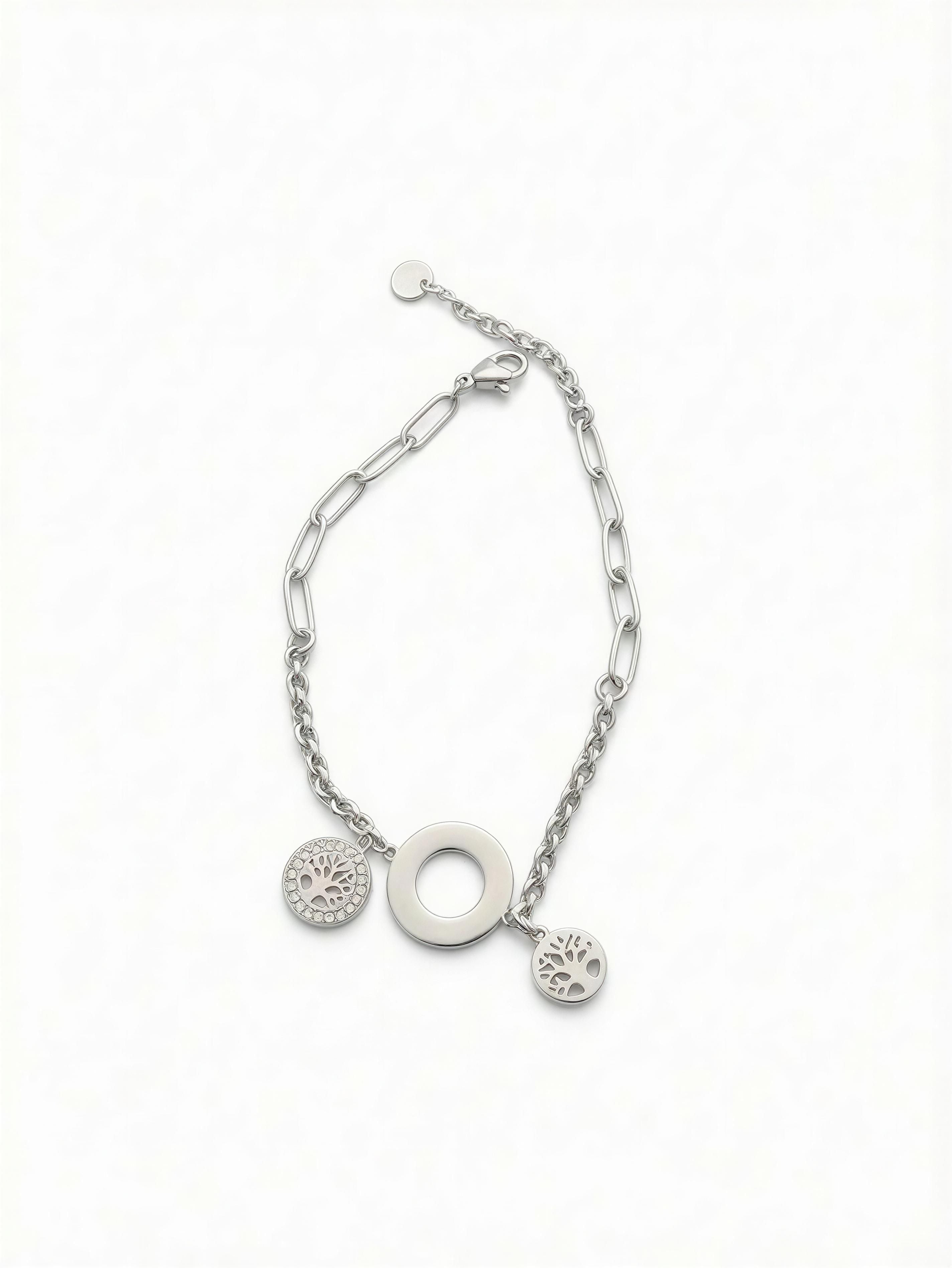 Pulsera acero árbol de la vida