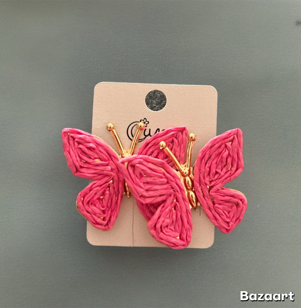 Pendientes mariposa grande