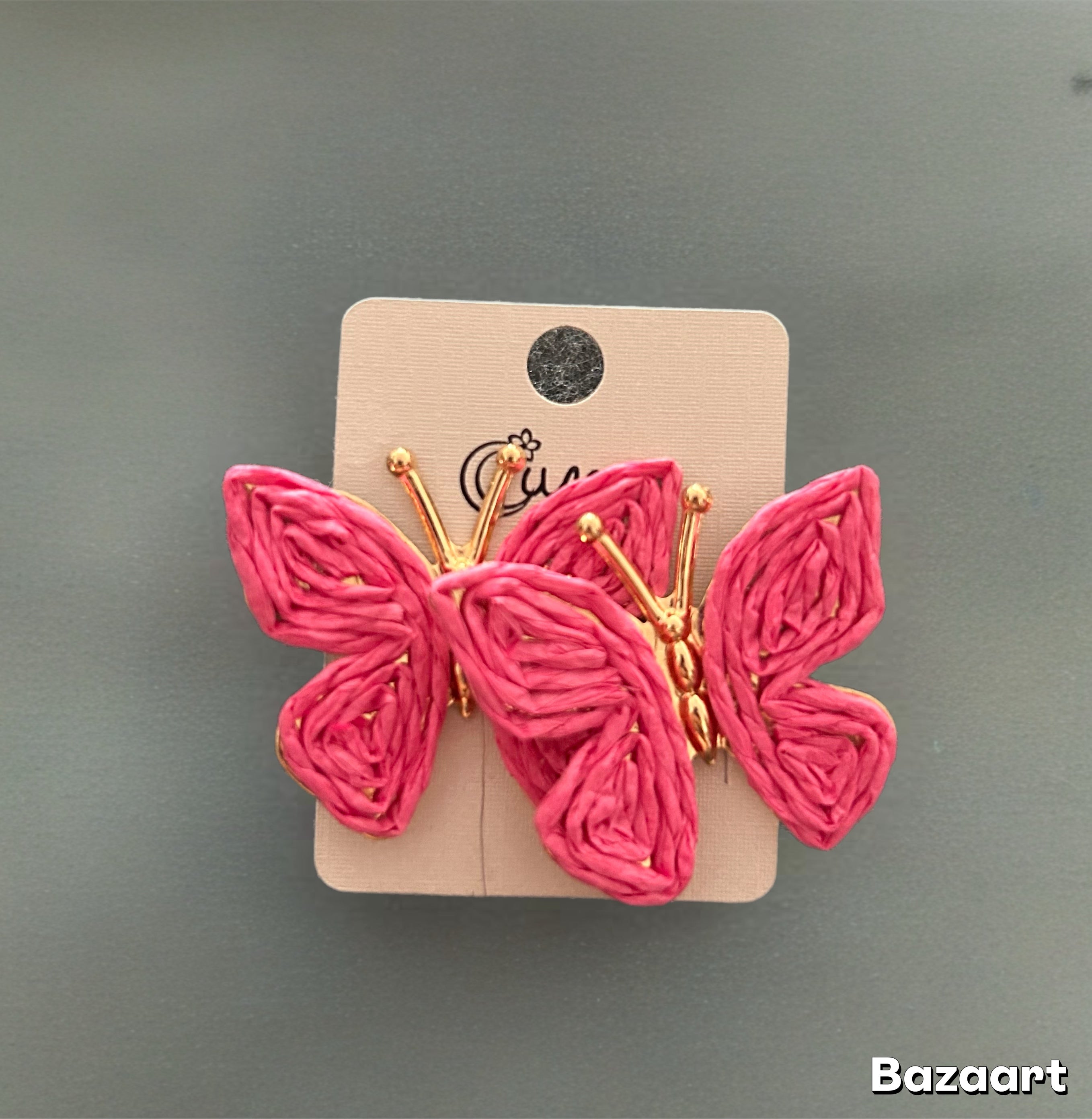 Pendientes mariposa grande