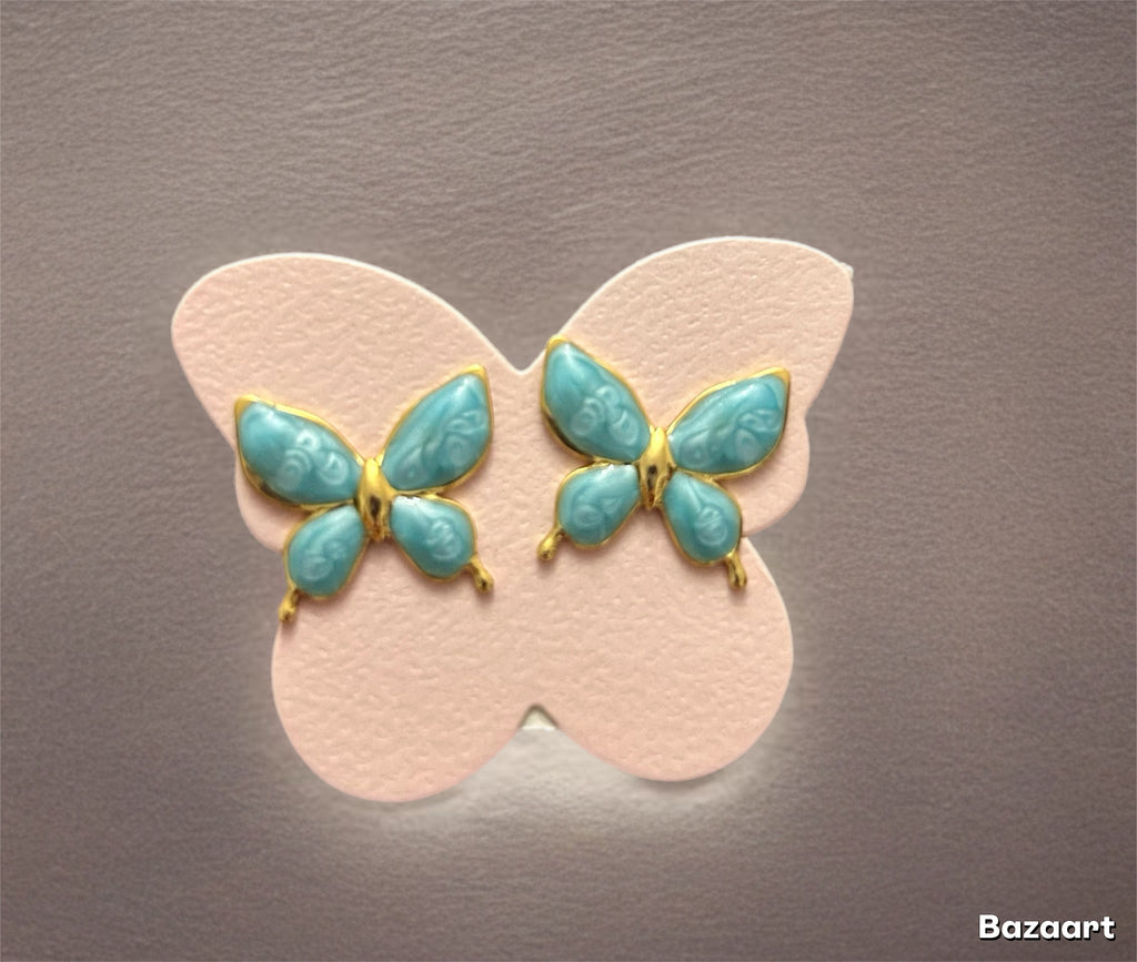 Pendientes mariposa esmalte