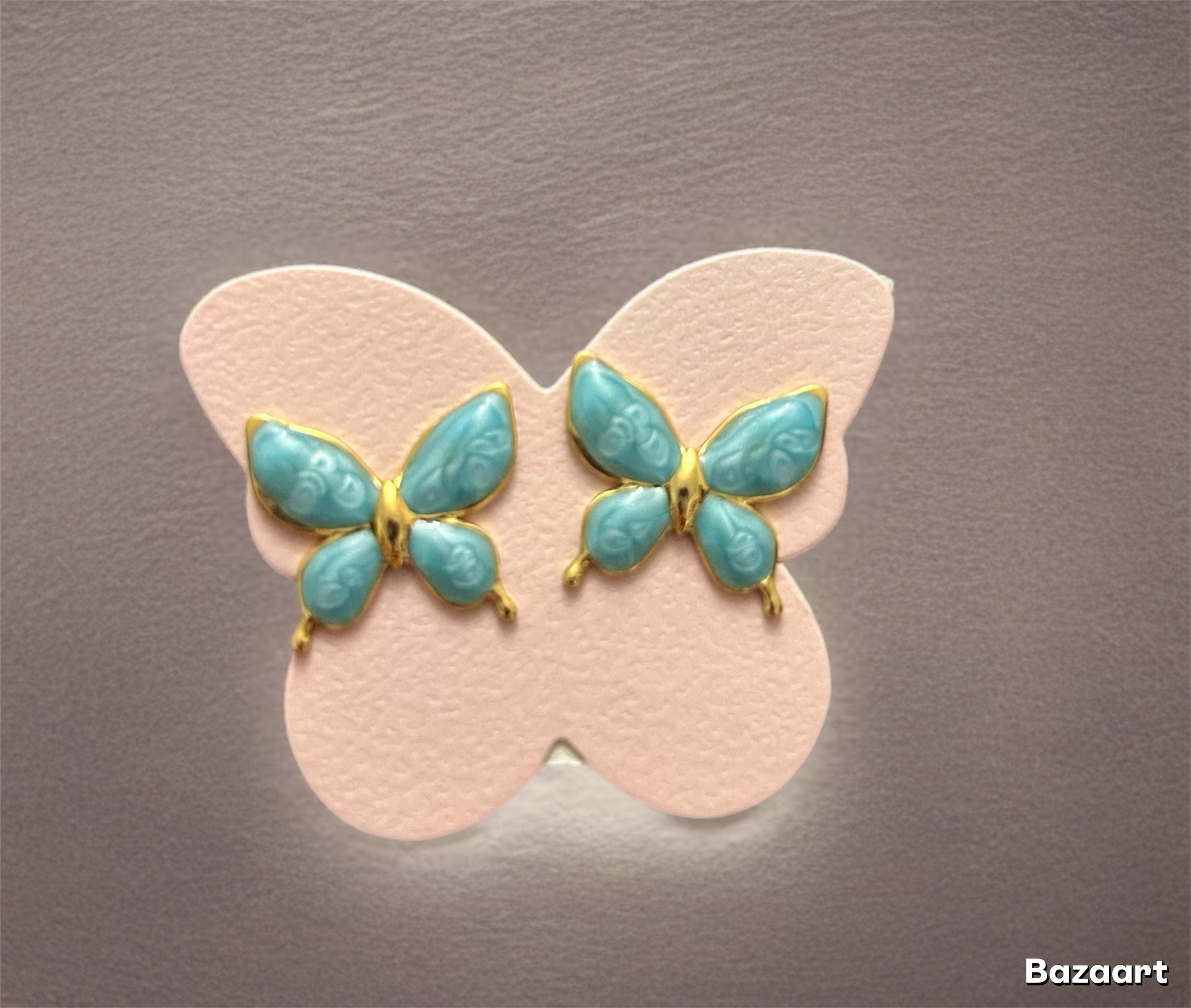 Pendientes mariposa esmalte