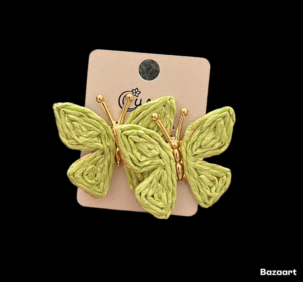 Pendientes mariposa grande