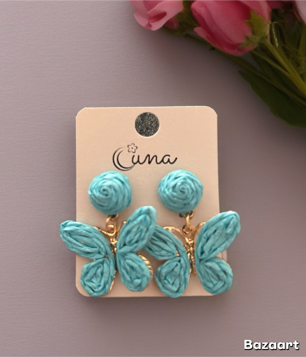 Pendientes de mariposa pequeños