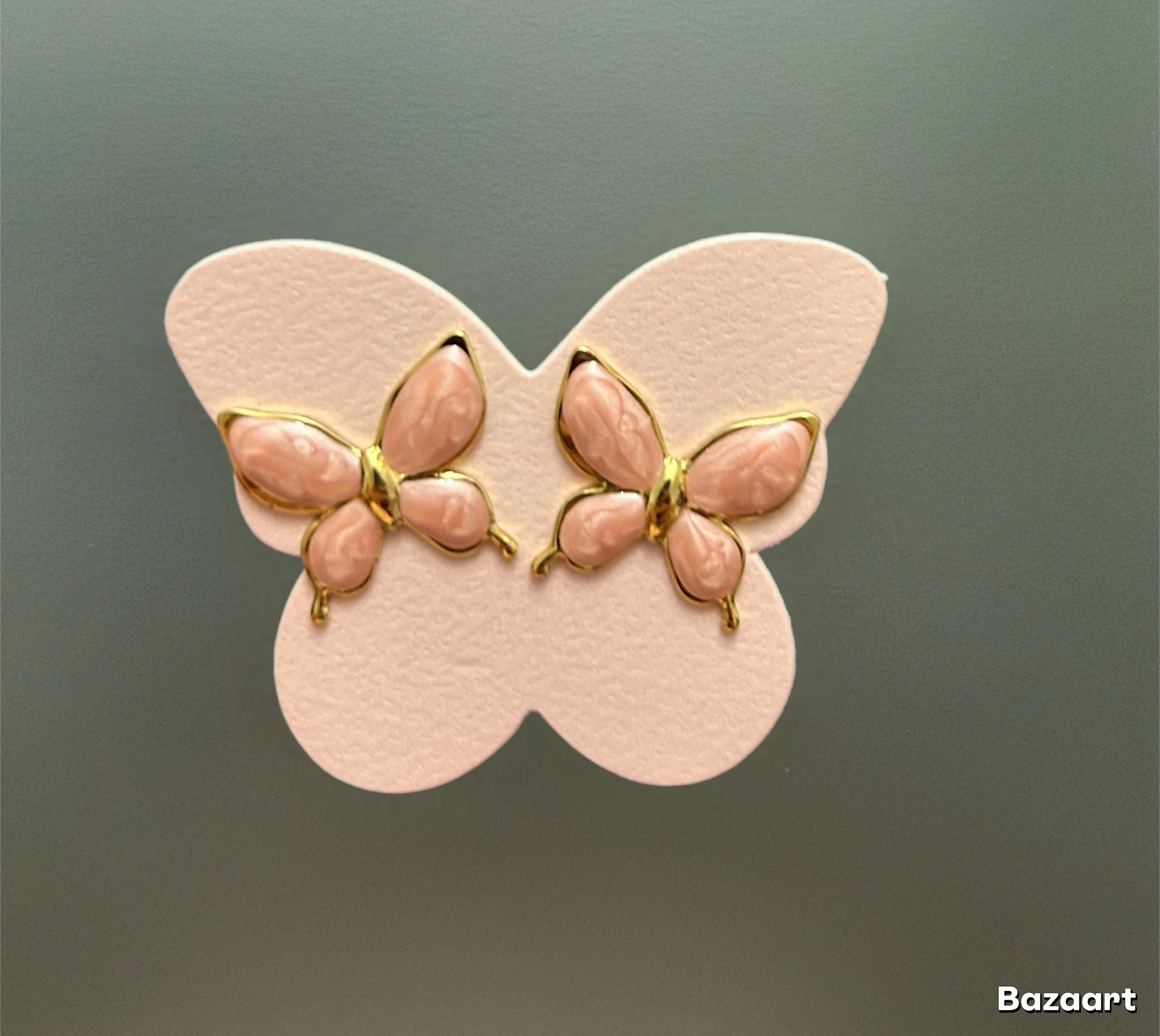 Pendientes mariposa esmalte