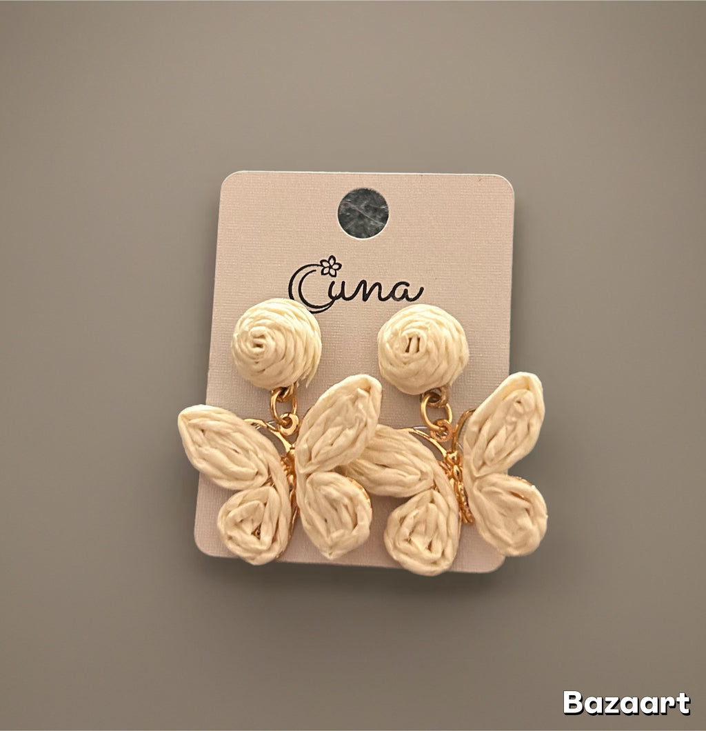 Pendientes de mariposa pequeños