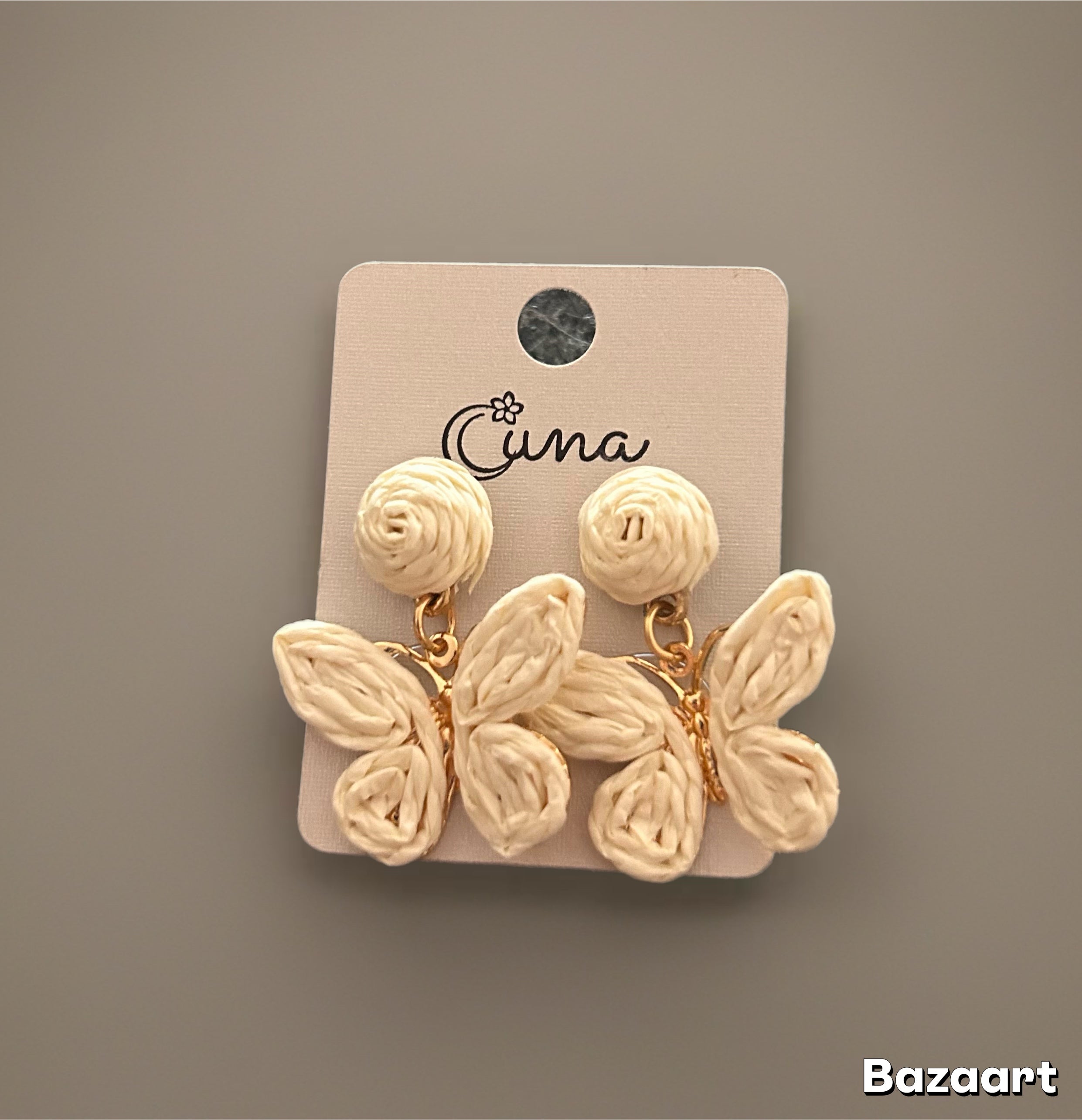 Pendientes de mariposa pequeños