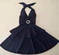 Vestido corto elástico