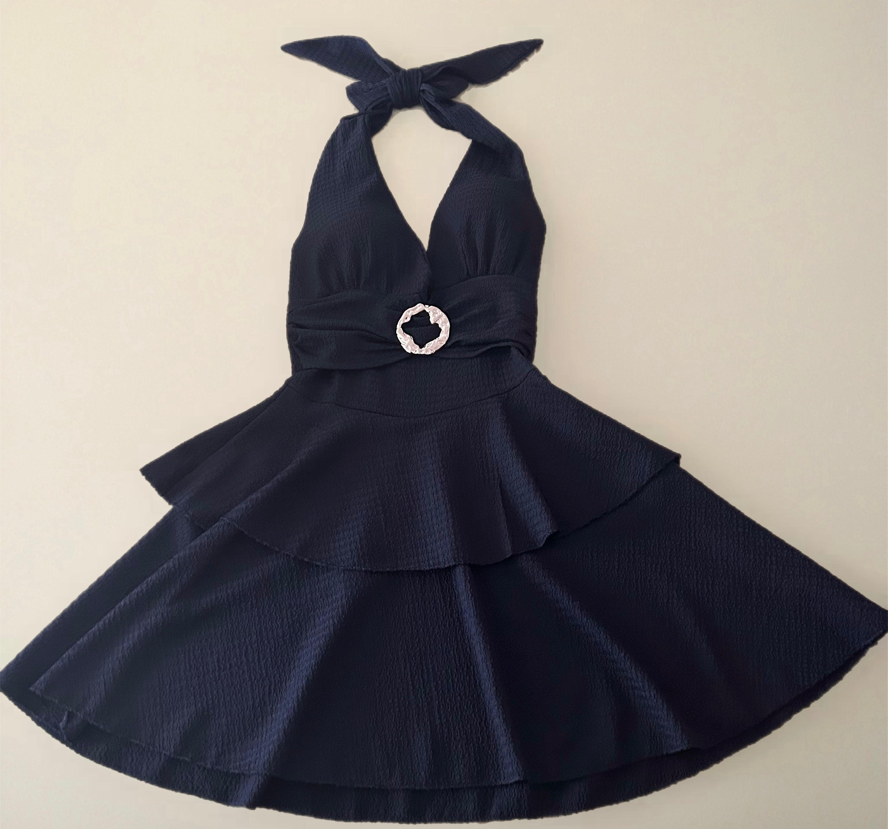 Vestido corto elástico