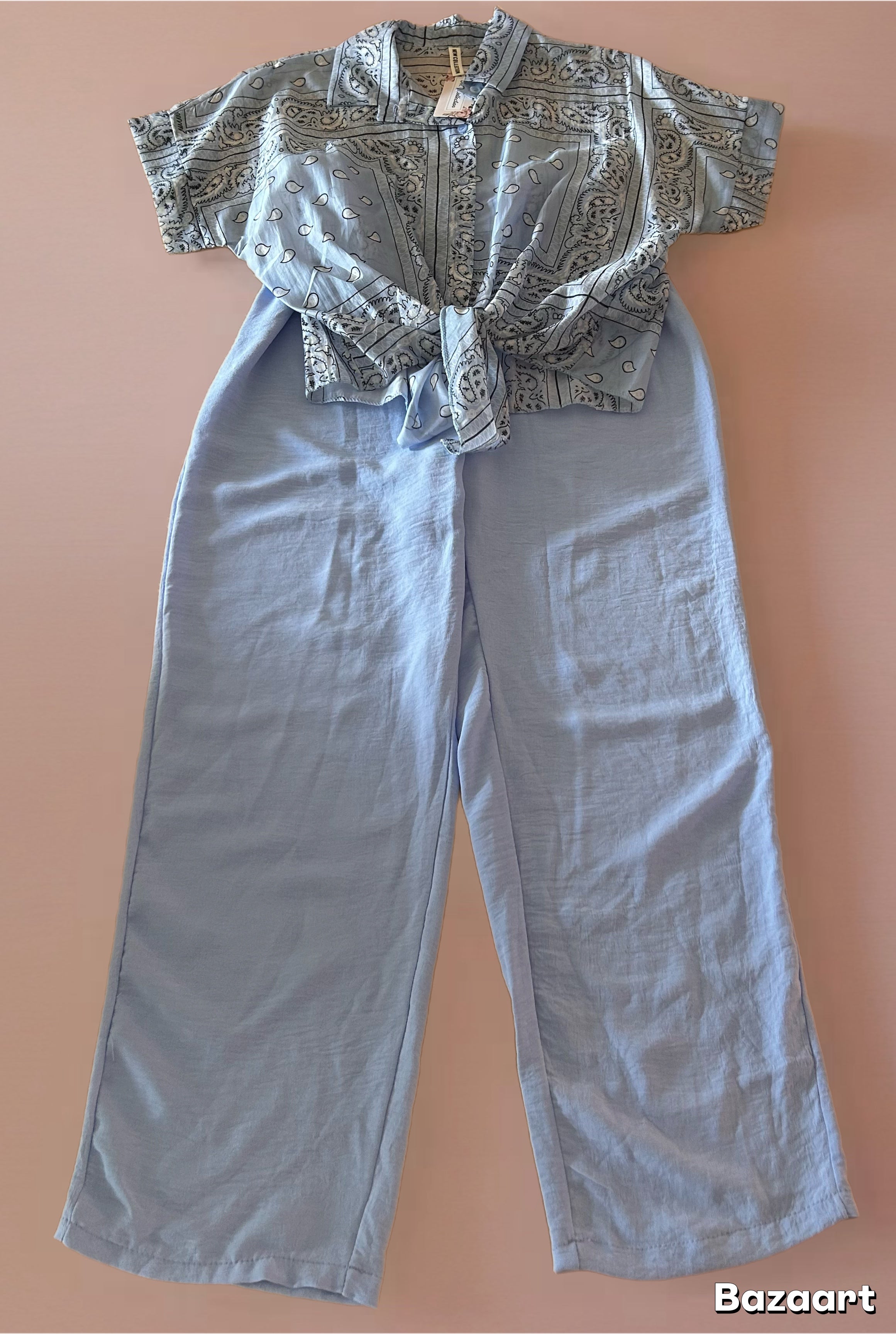 Pantalón Gaza al tobillo
