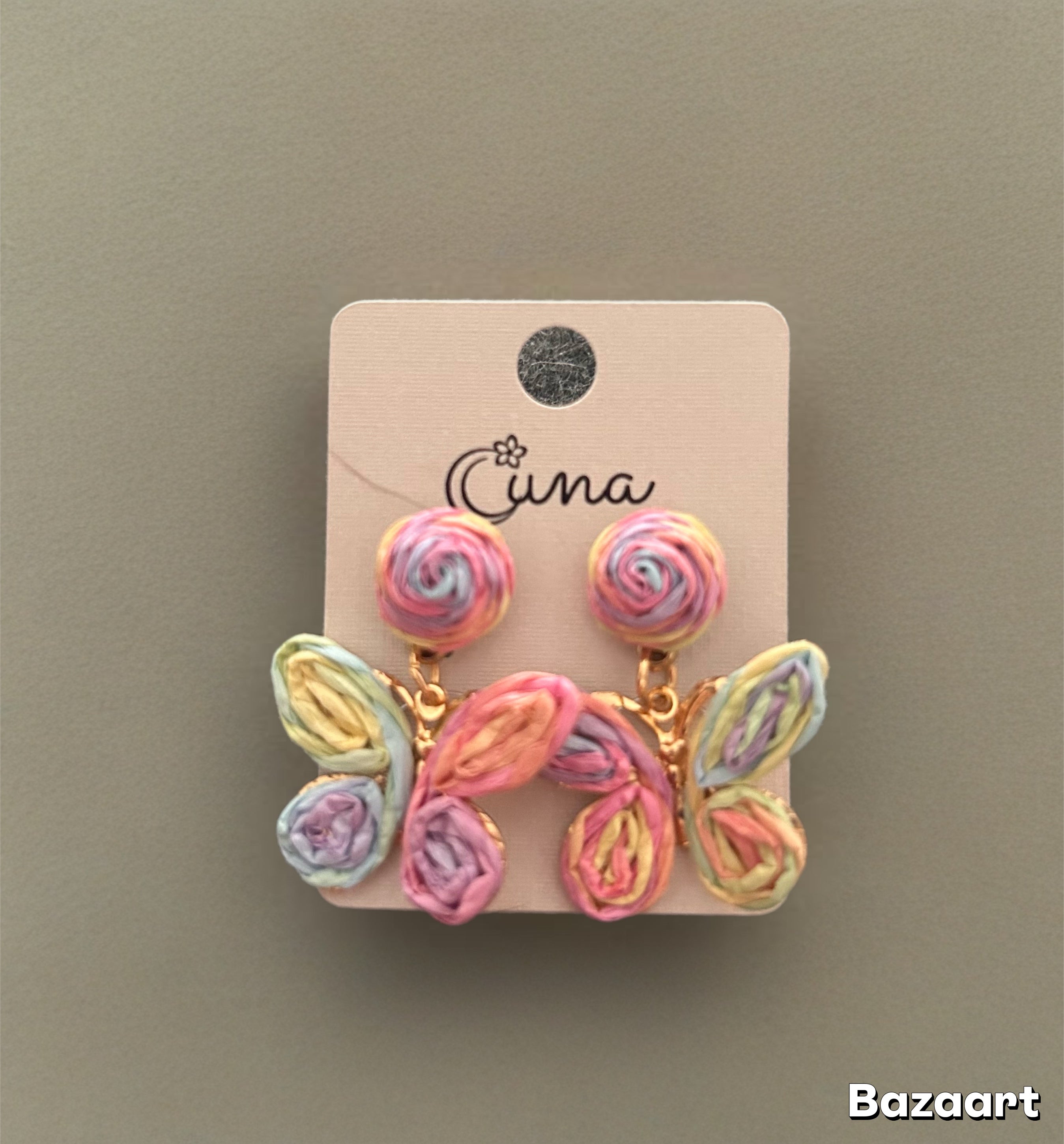 Pendientes de mariposa pequeños