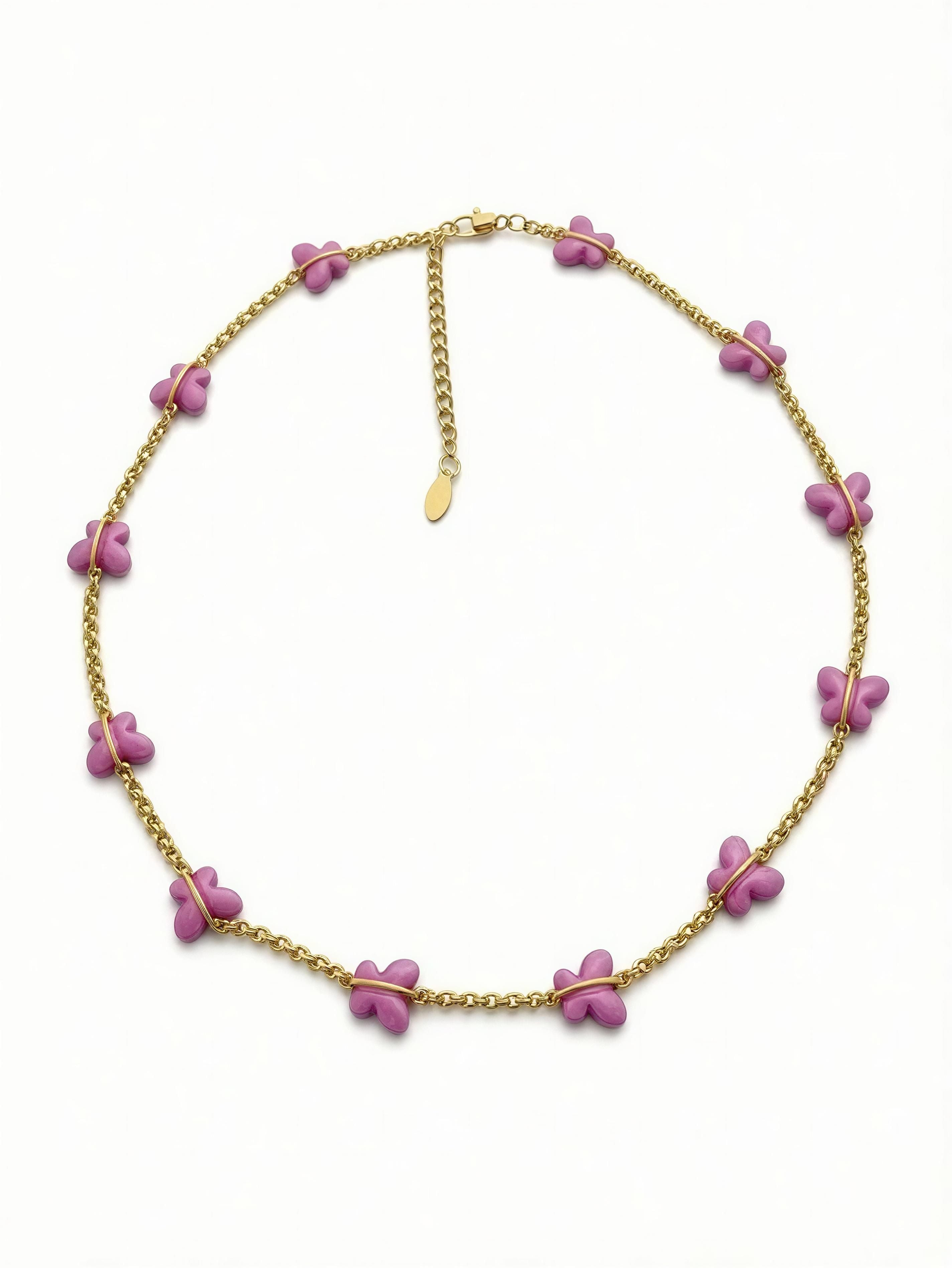 Collar mariposa