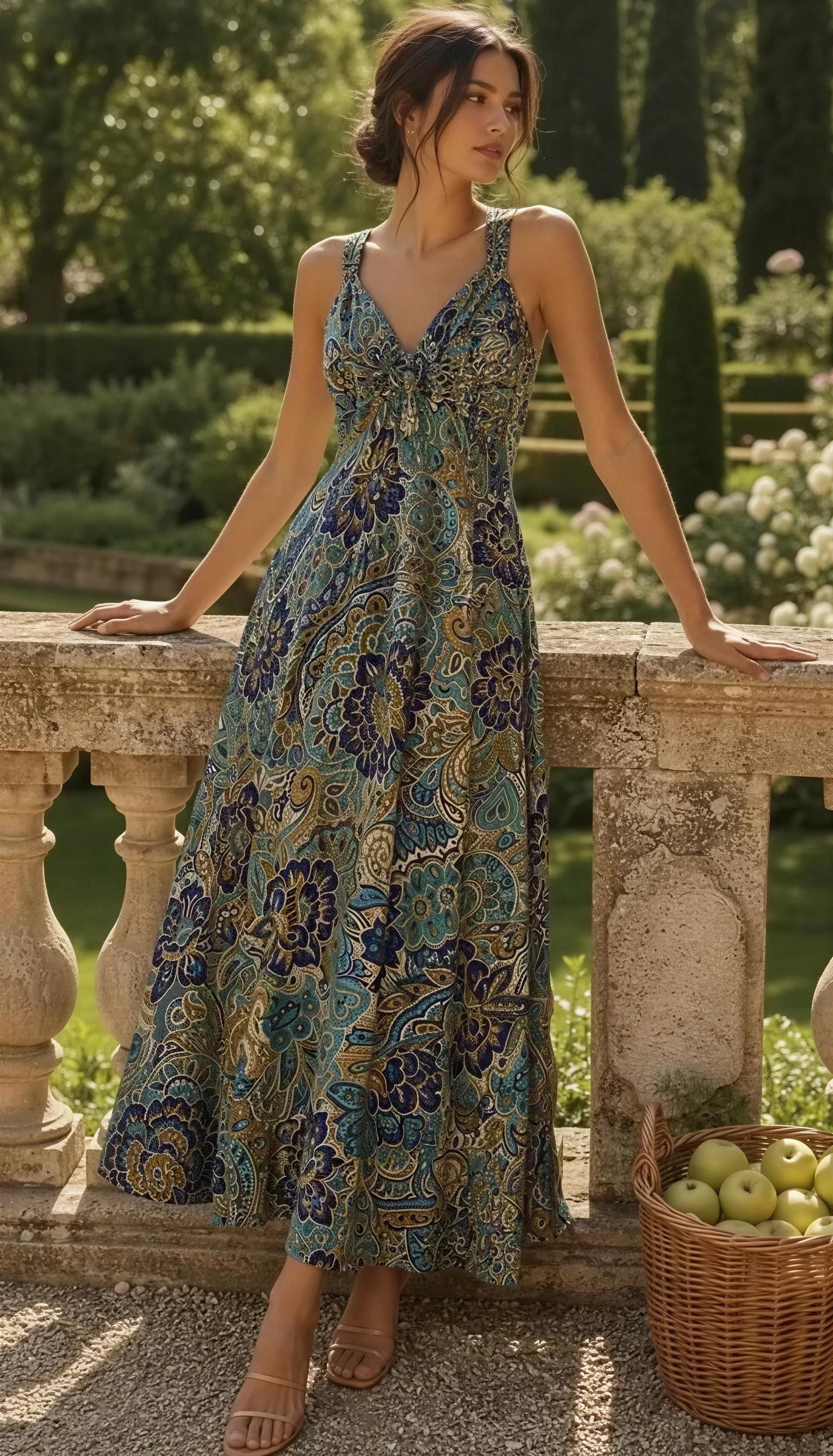 Vestidos largos seda