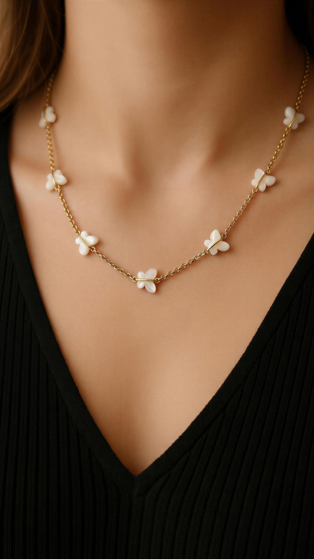 Collar mariposa